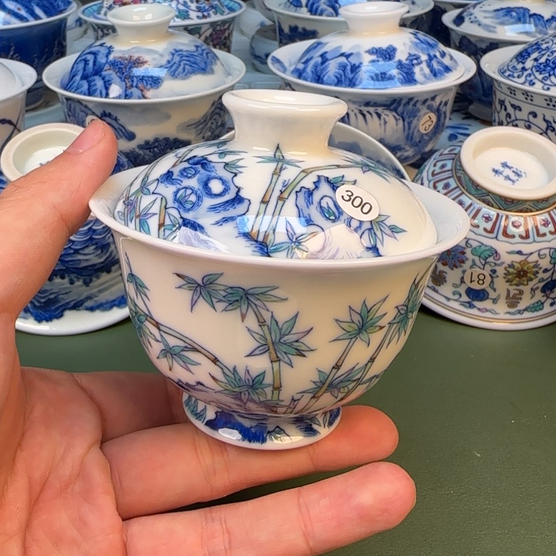 彦祖纯手工手绘茶具300