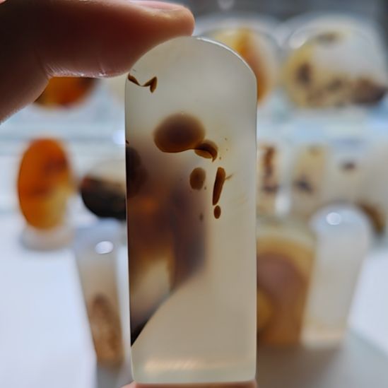 玛瑙/玉髓未镶嵌吊坠(不含链)101号章料