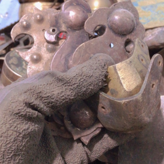 霸***力闪电购铜摆件工艺品