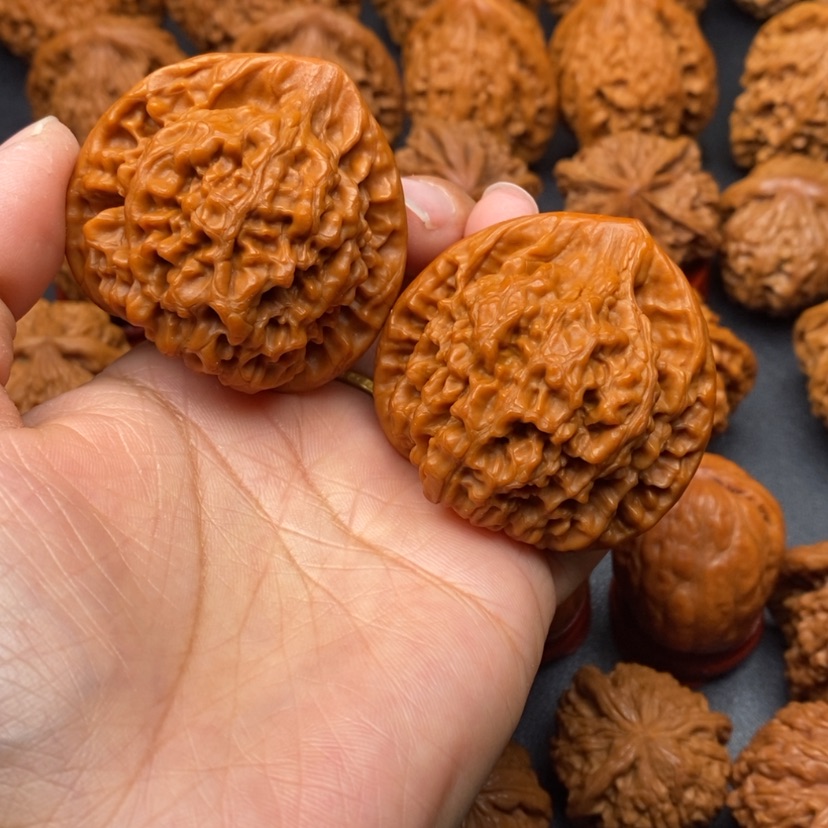 【闪购商品】文玩核桃把件46官帽