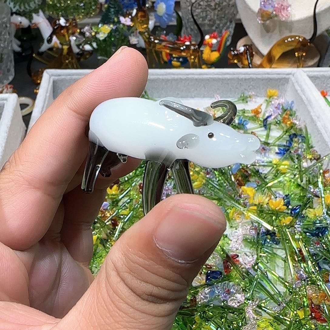 琉璃手工艺品生肖牛