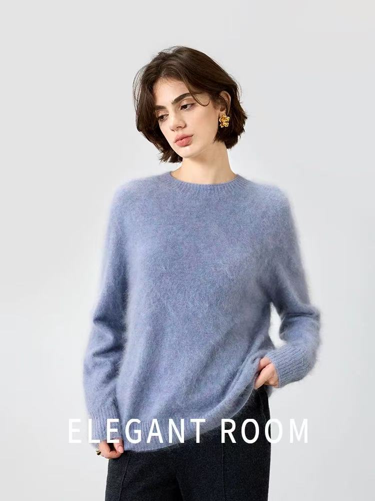 【鑫绒毛衣】毛针织衫时尚套头秋冬羊驼毛加厚毛衣厚款Y999-A185