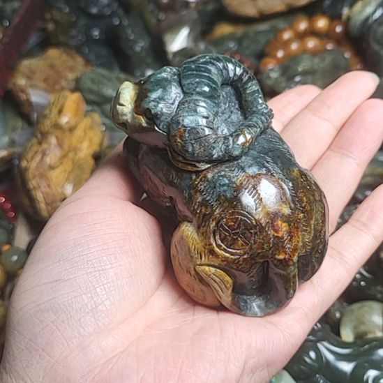 岫岩河磨玉（透闪石质玉）未镶嵌挂件