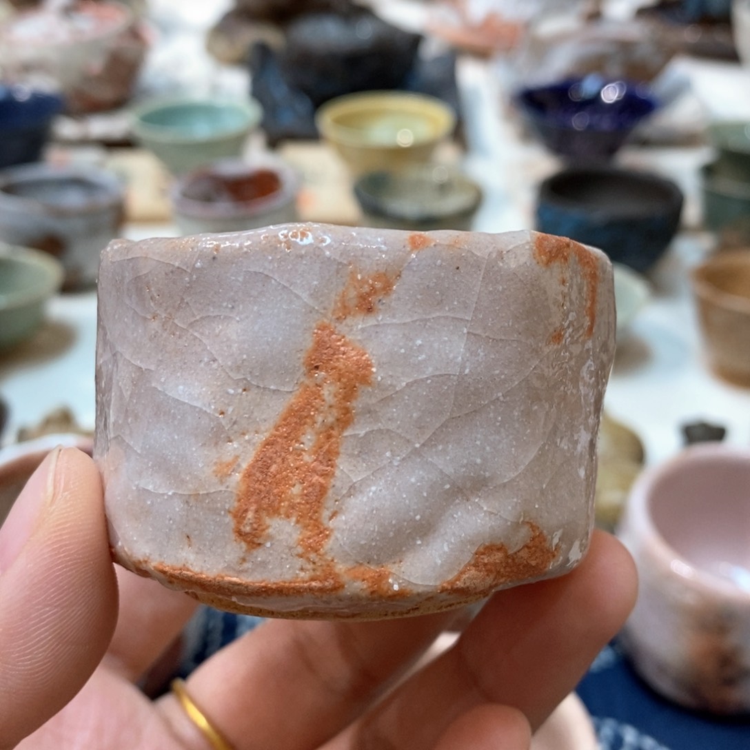 柴烧侘寂粗陶茶具 