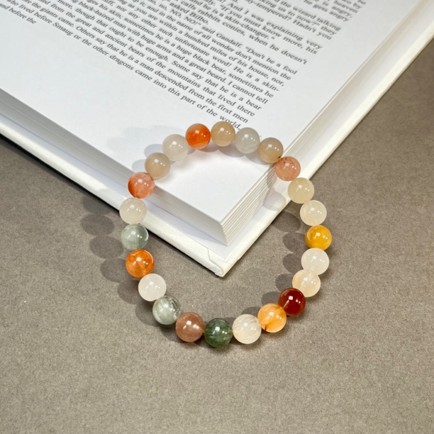 晶匠晶匠彩兔毛手串8mm+ 多样性发一 双节