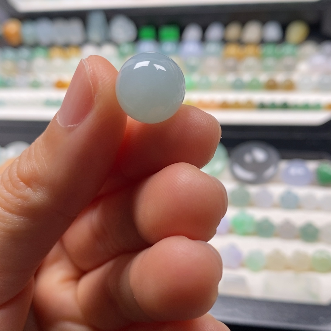 翡翠散珠卡12.3天空蓝