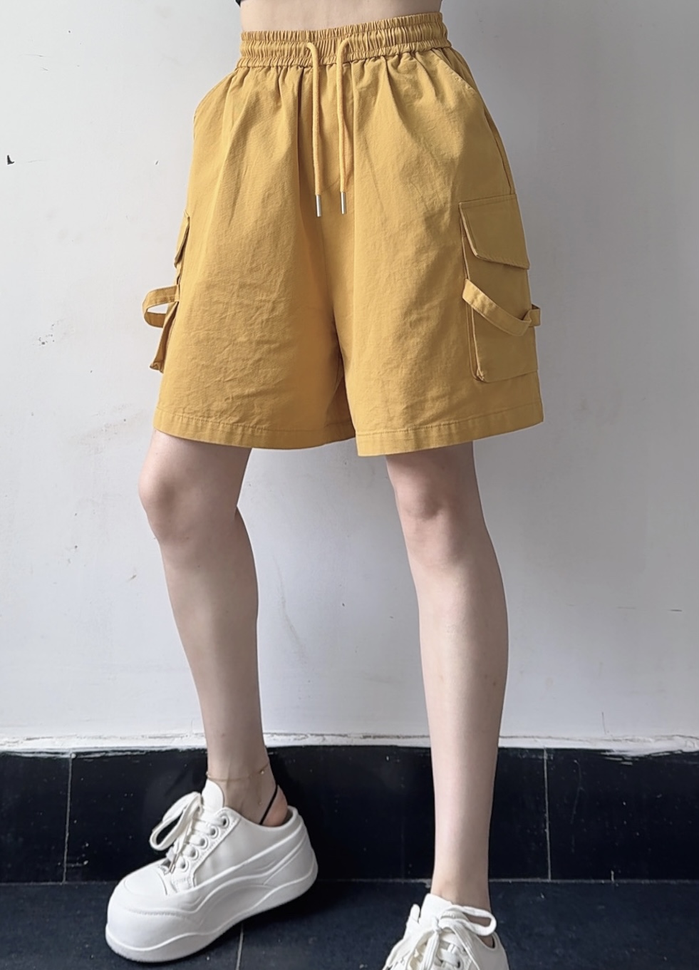 0620-08  女款夏季百搭显瘦休闲四分短裤  YLS  25236