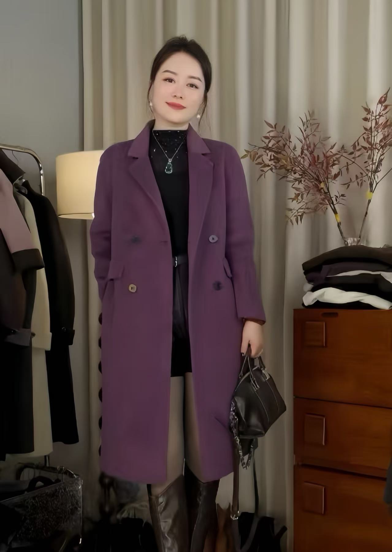 【安迪严选】2501女秋冬西装中长款宽松气质显瘦外套韩版