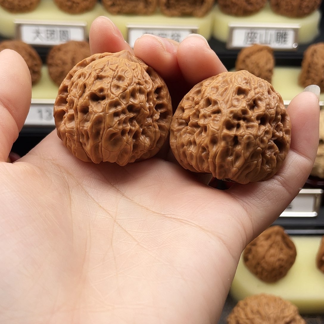 文玩核桃把件大团圆39全品334