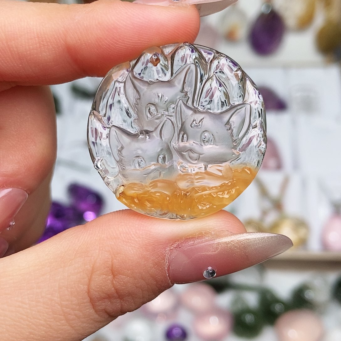 未镶嵌吊坠(不含链)水晶