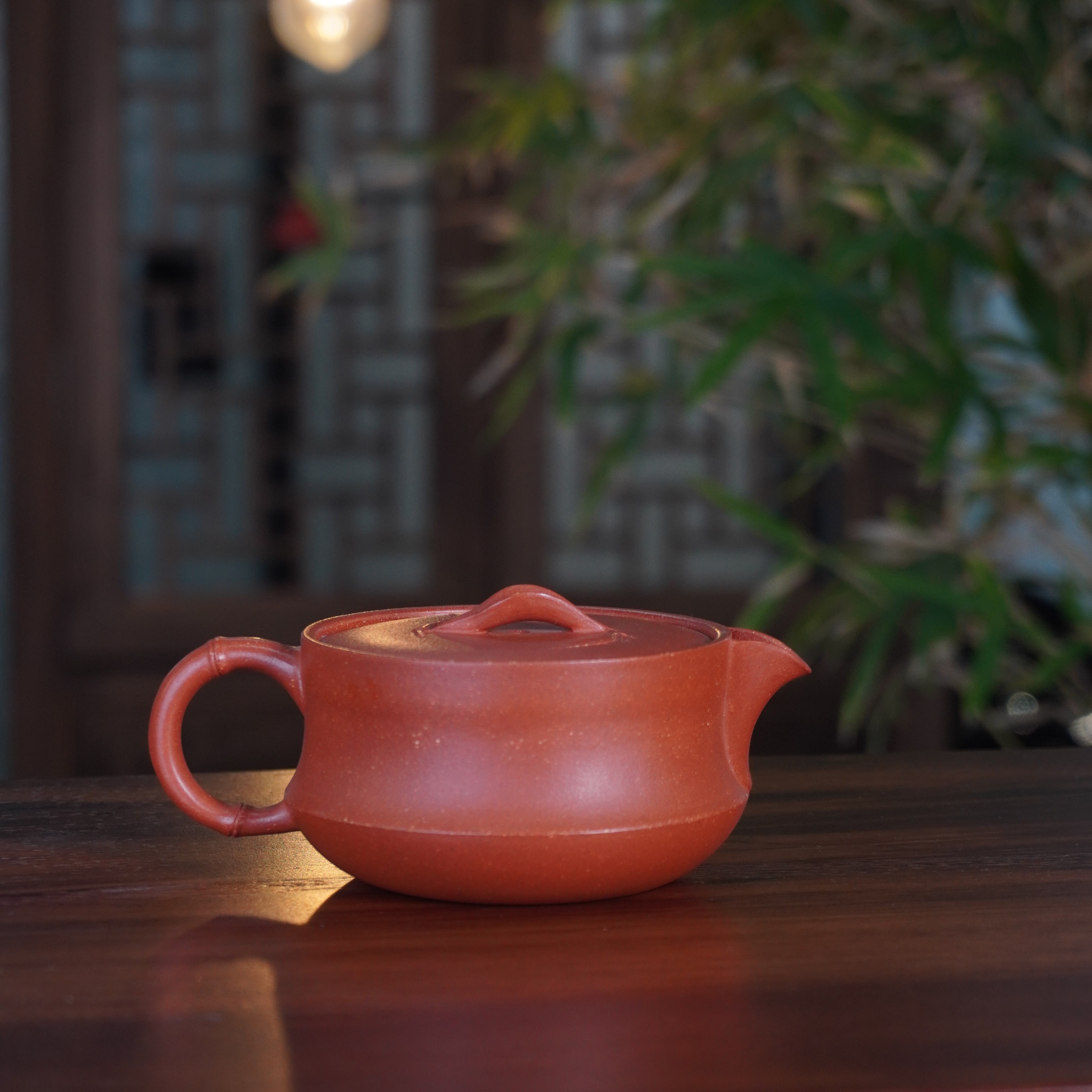 【壶看山】<竹汉瓦>半手工 200cc原矿降坡泥 宜兴手工紫砂壶改良款