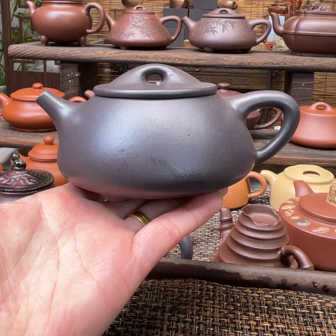 紫砂茶壶宜兴原矿紫砂手工制300