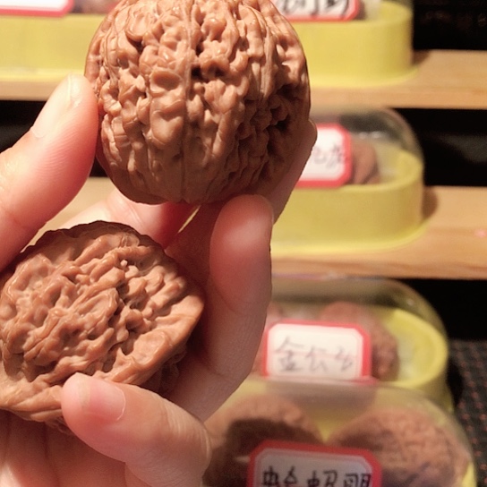 优*文玩核桃把件莲花