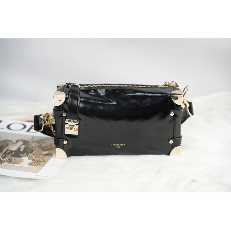 小众设计真皮女包时尚简约单肩斜挎包包-8899