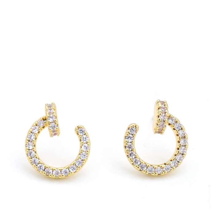 铜合金耳饰 浪漫冷淡风超仙单只清新设计师款时尚轻奢耳饰~3443