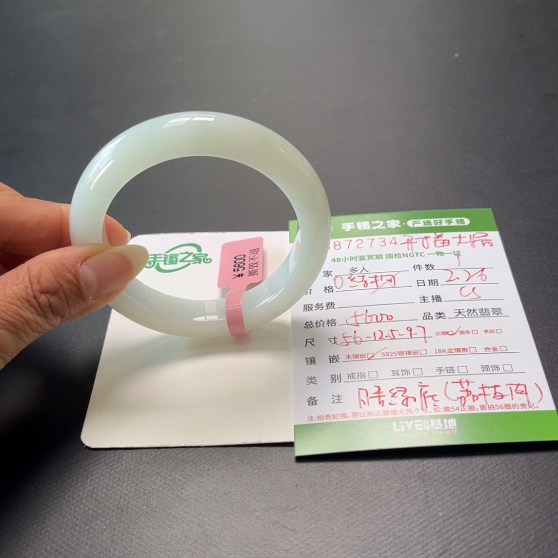 翡翠手镯未镶嵌多人