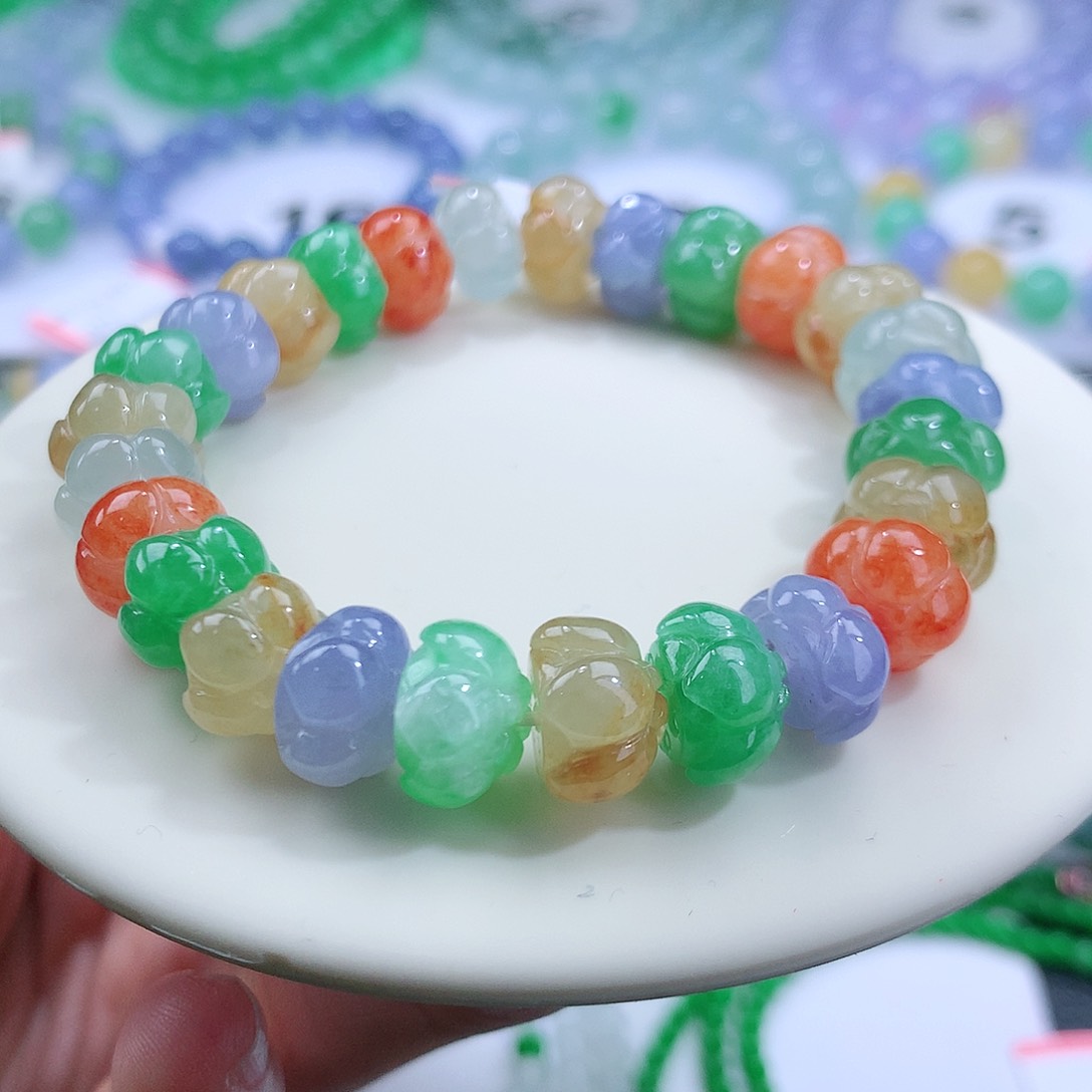 翡翠手串未镶嵌卡10.7