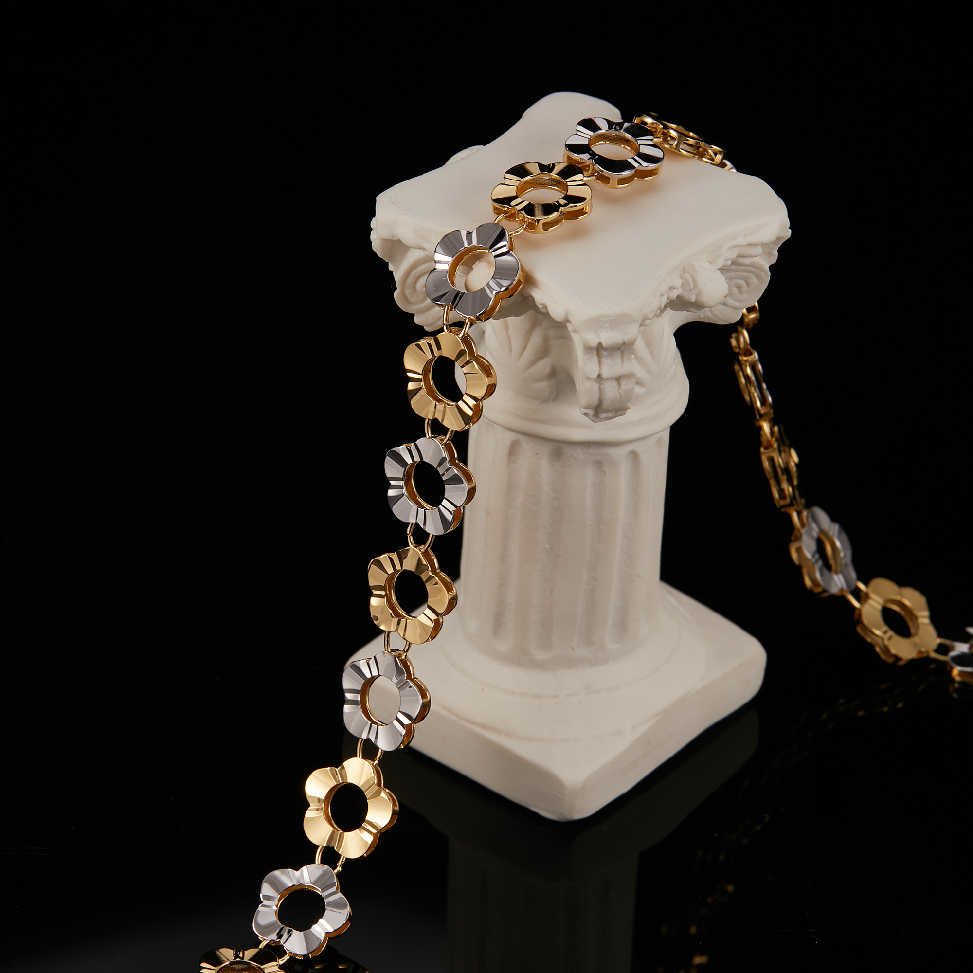 坠链均925银 S925银 五花项链