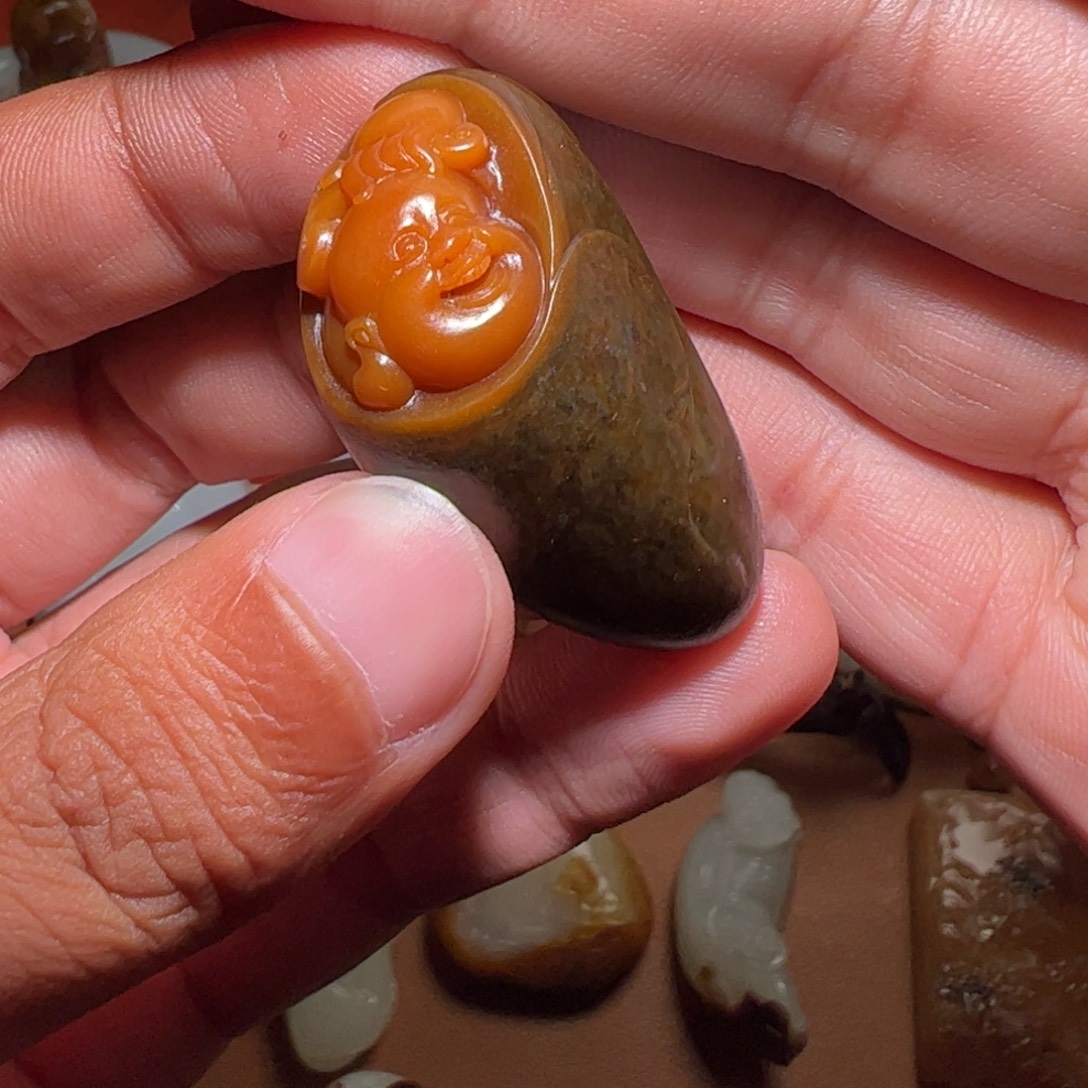 郭****和田玉未镶嵌挂件