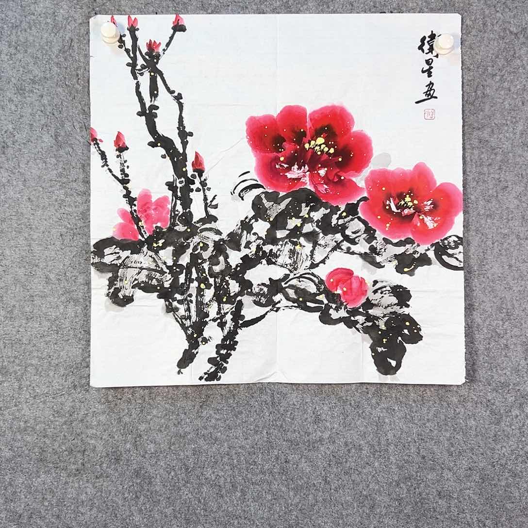 国画638 山水之间都有彼此相伴