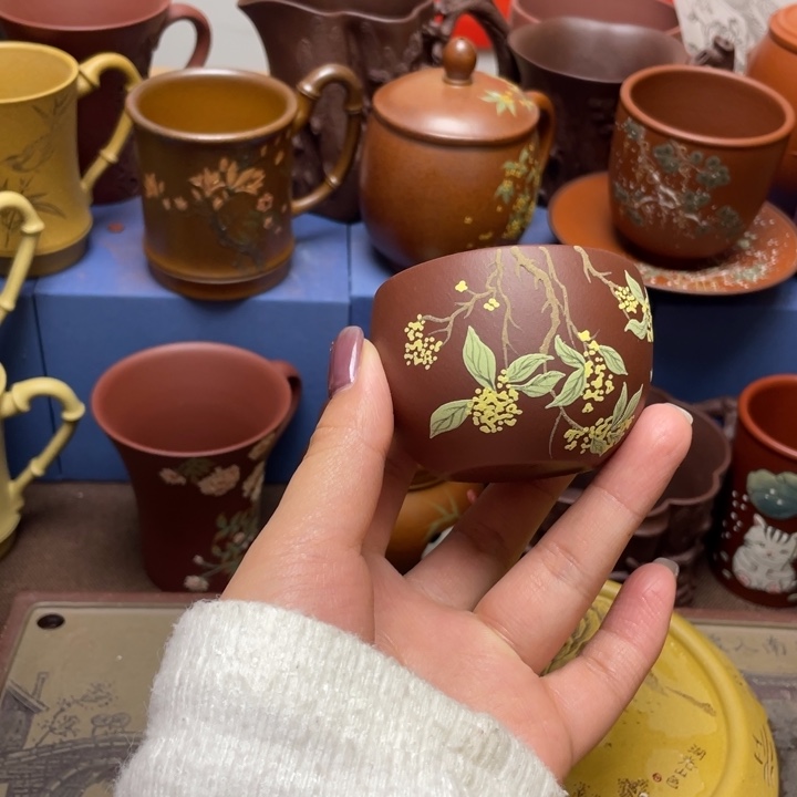 紫砂茶杯紫砂主人杯