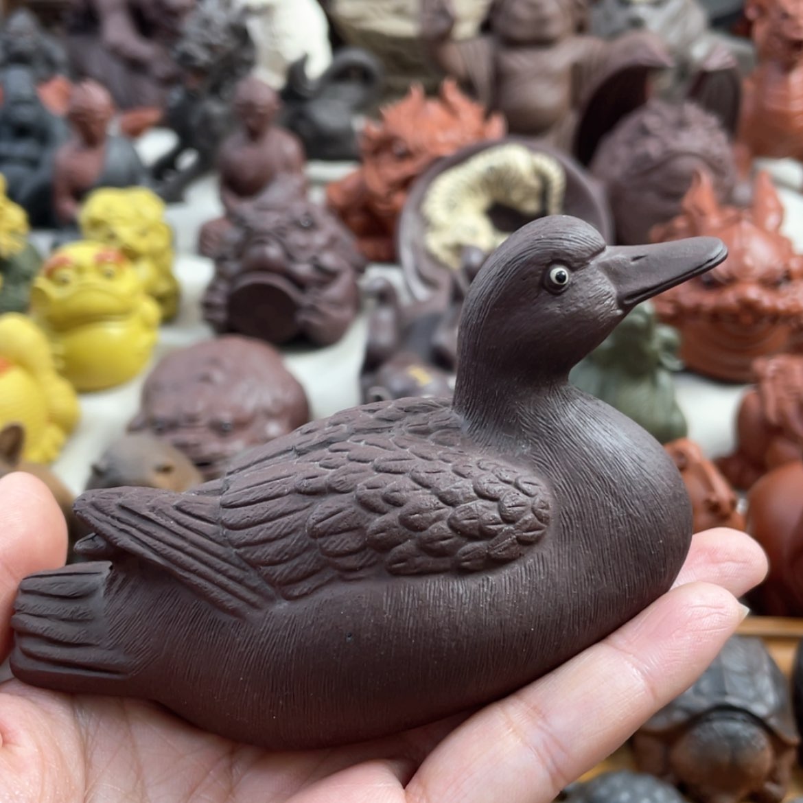 【闪购商品】紫砂茶宠紫砂小鸭