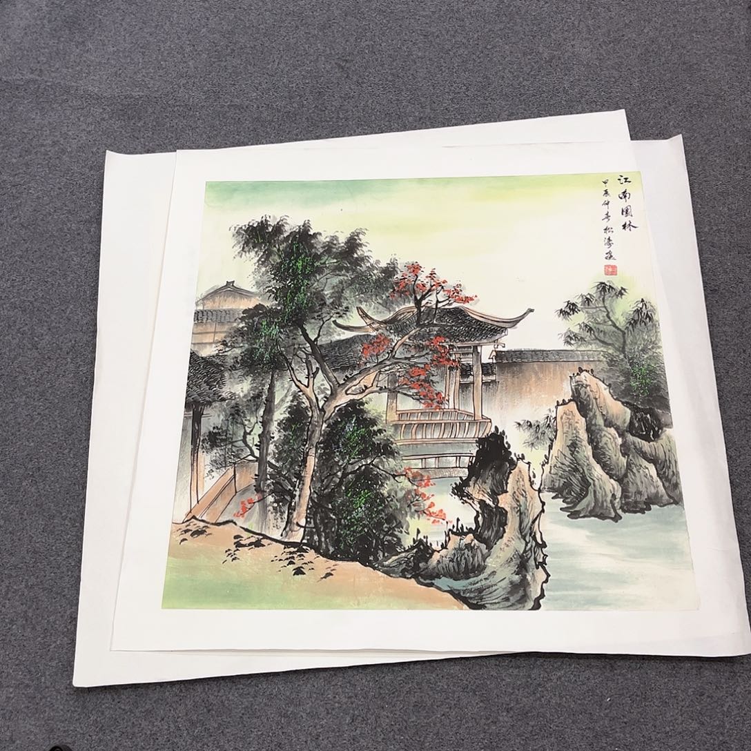 国画D国画作品单幅任发