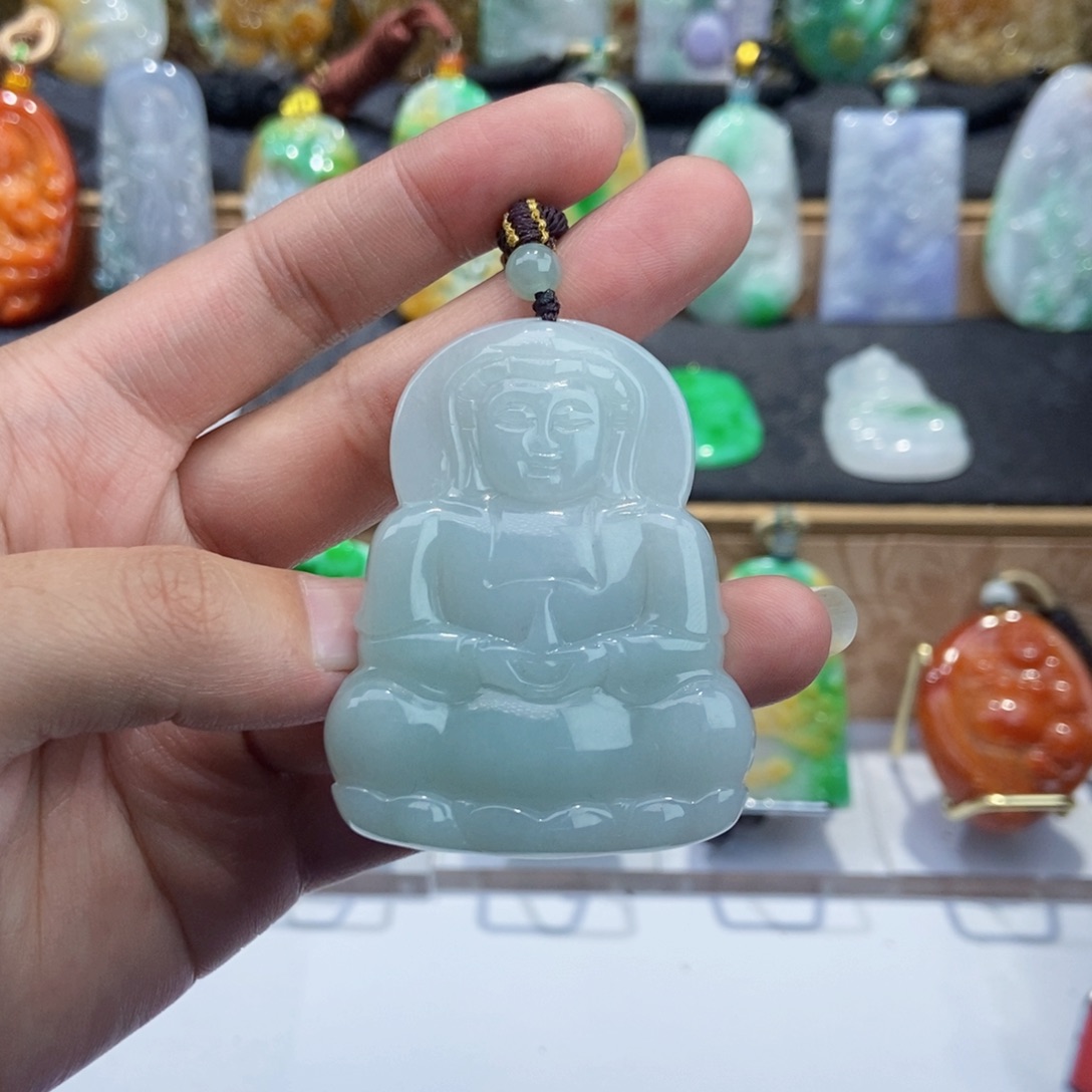 定制翡翠未镶嵌观音