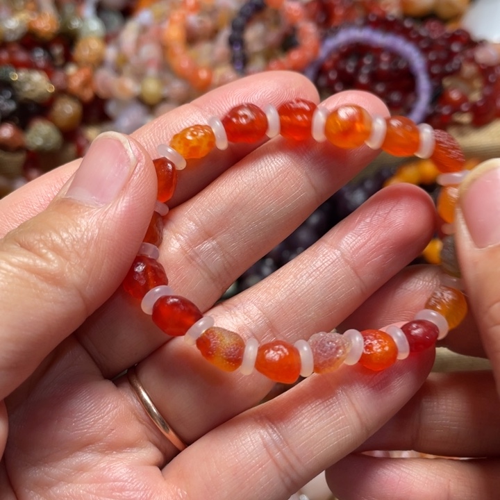 玛瑙/玉髓合金手链