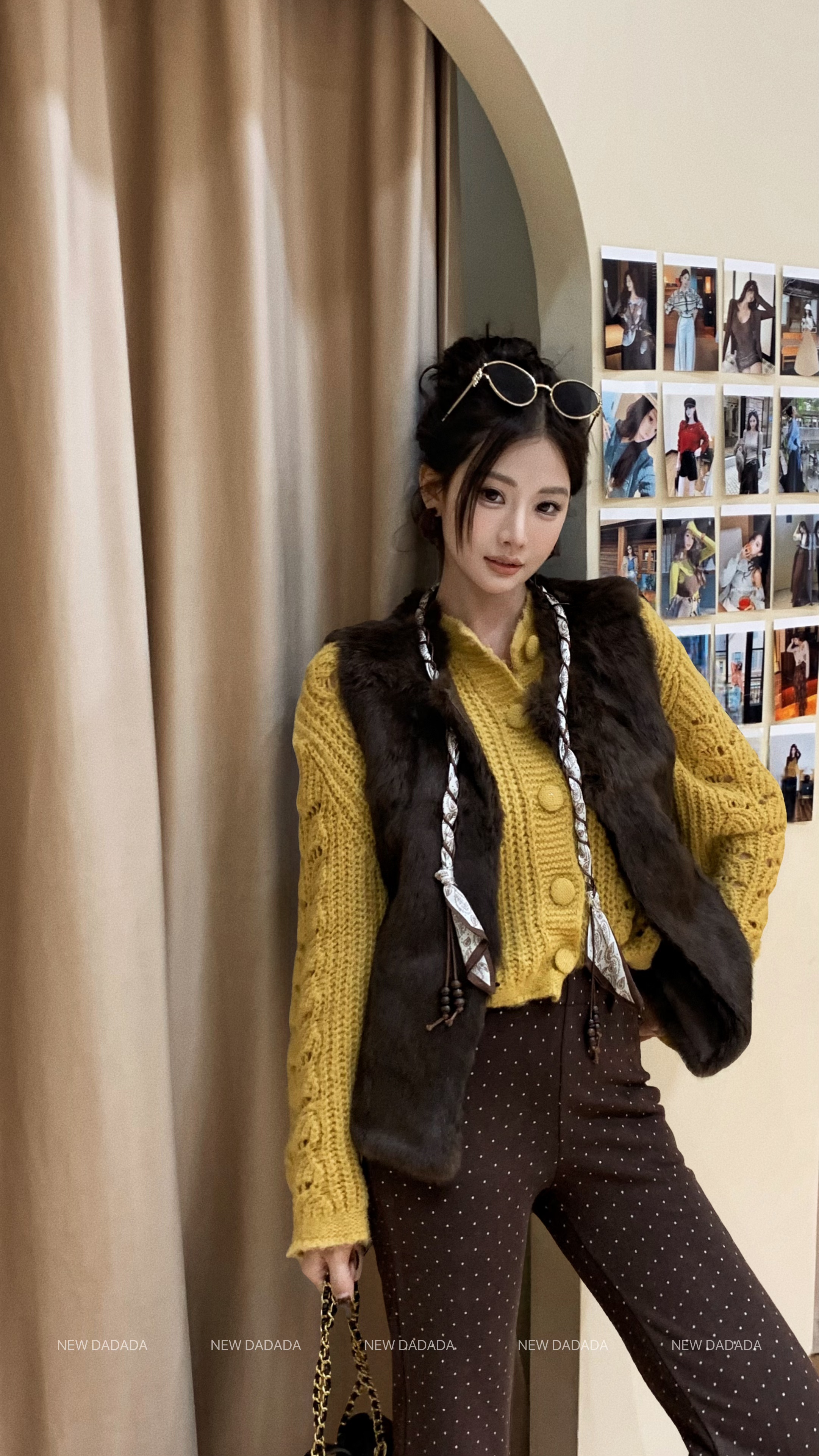 利达 NEW DADADA【淡定自若】高级感休闲百搭马甲QGM3460