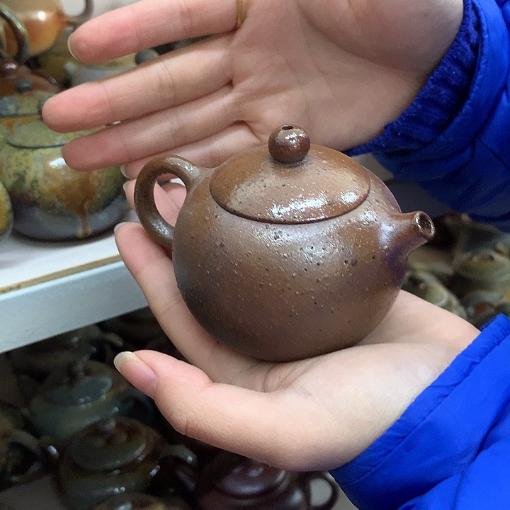 紫砂茶壶纯自然柴烧