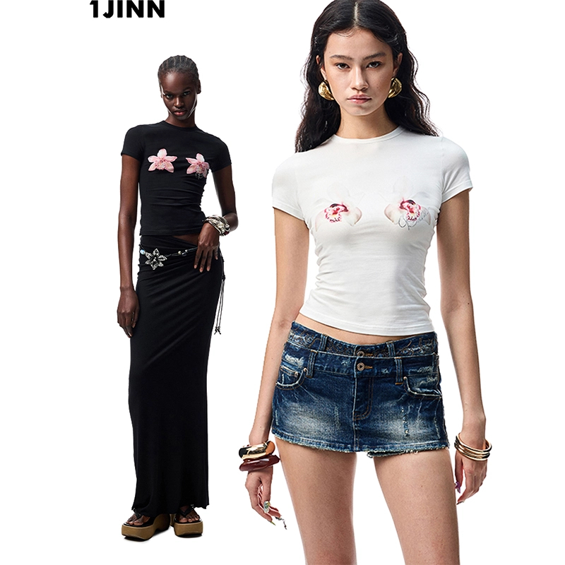 【25夏季新款Vol.2】1JINN STUDIO 紧身印花T恤