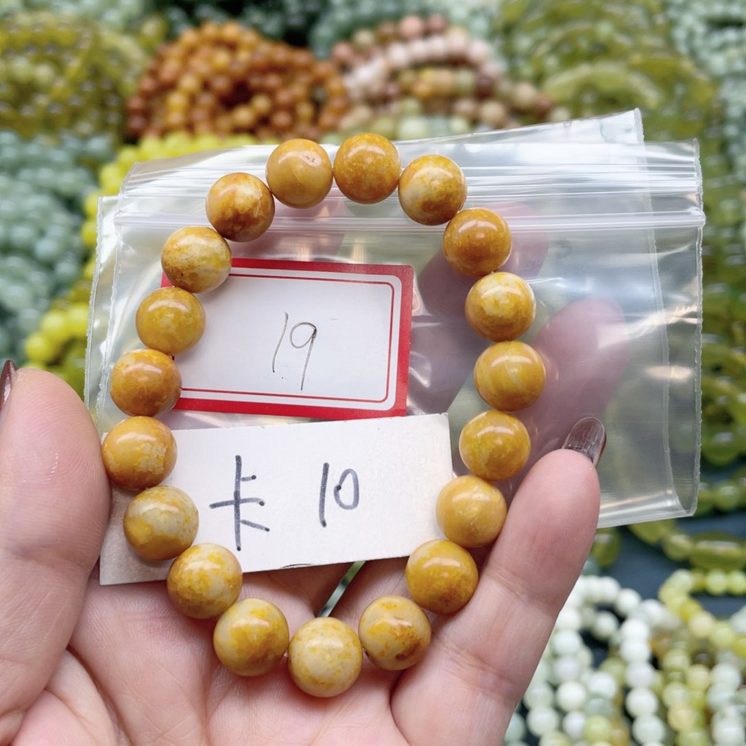 未镶嵌蛇纹石玉手串