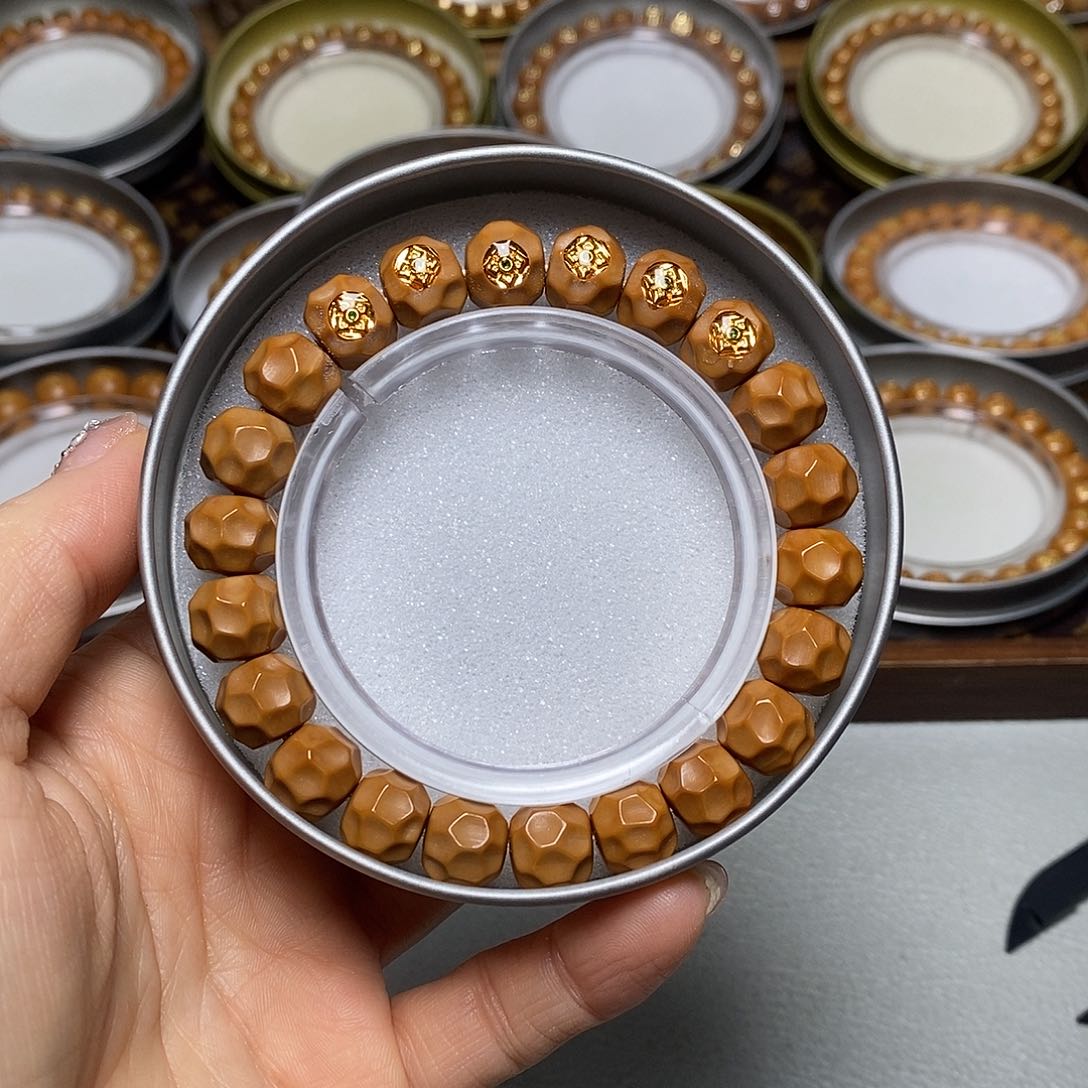 猴头核桃手串352号11左右六标黑金无相全品