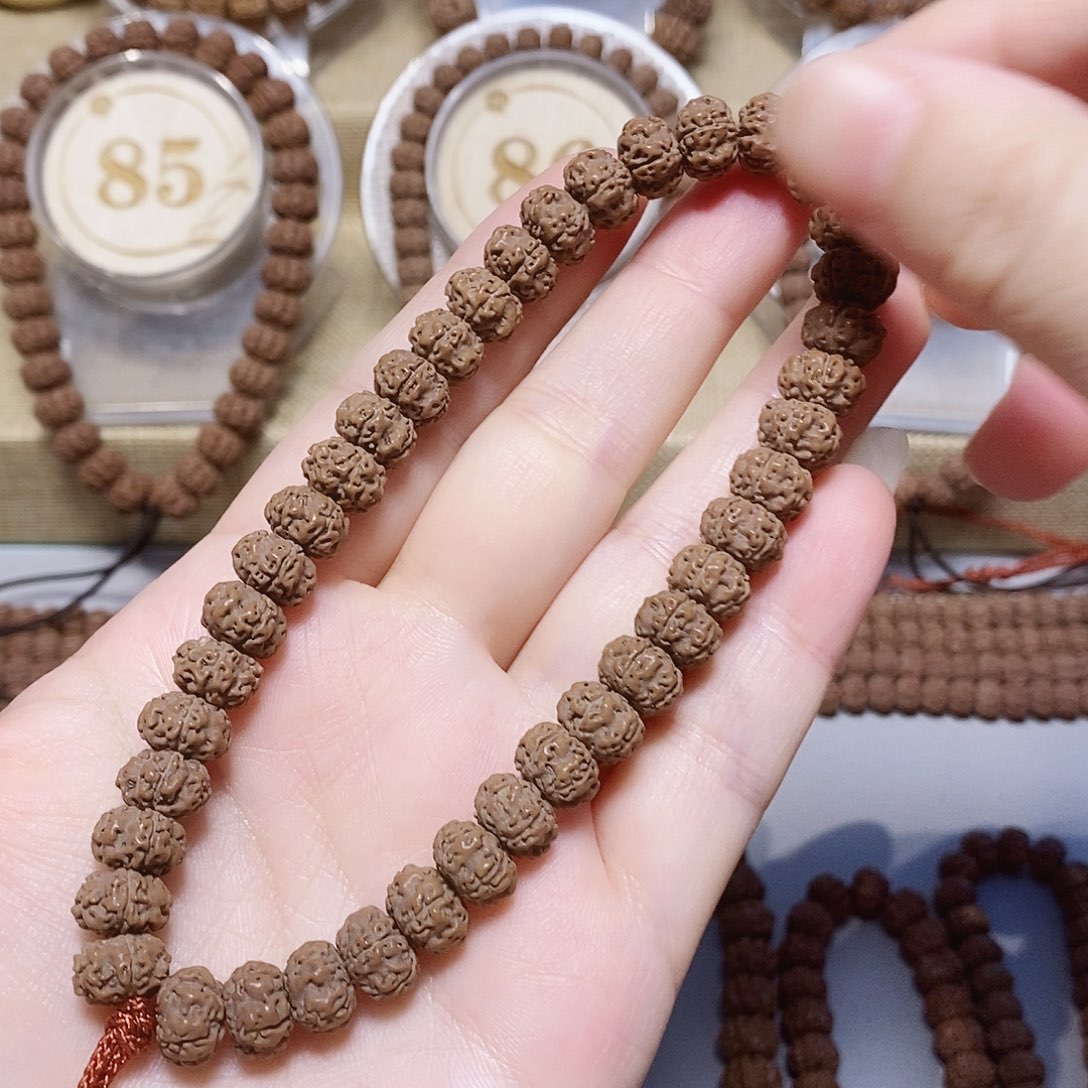 墨***煙手串金刚菩提10+飞碟平细小金刚手持