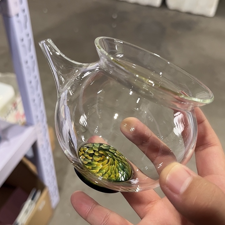 玉见 春雀公杯 绿凤尾