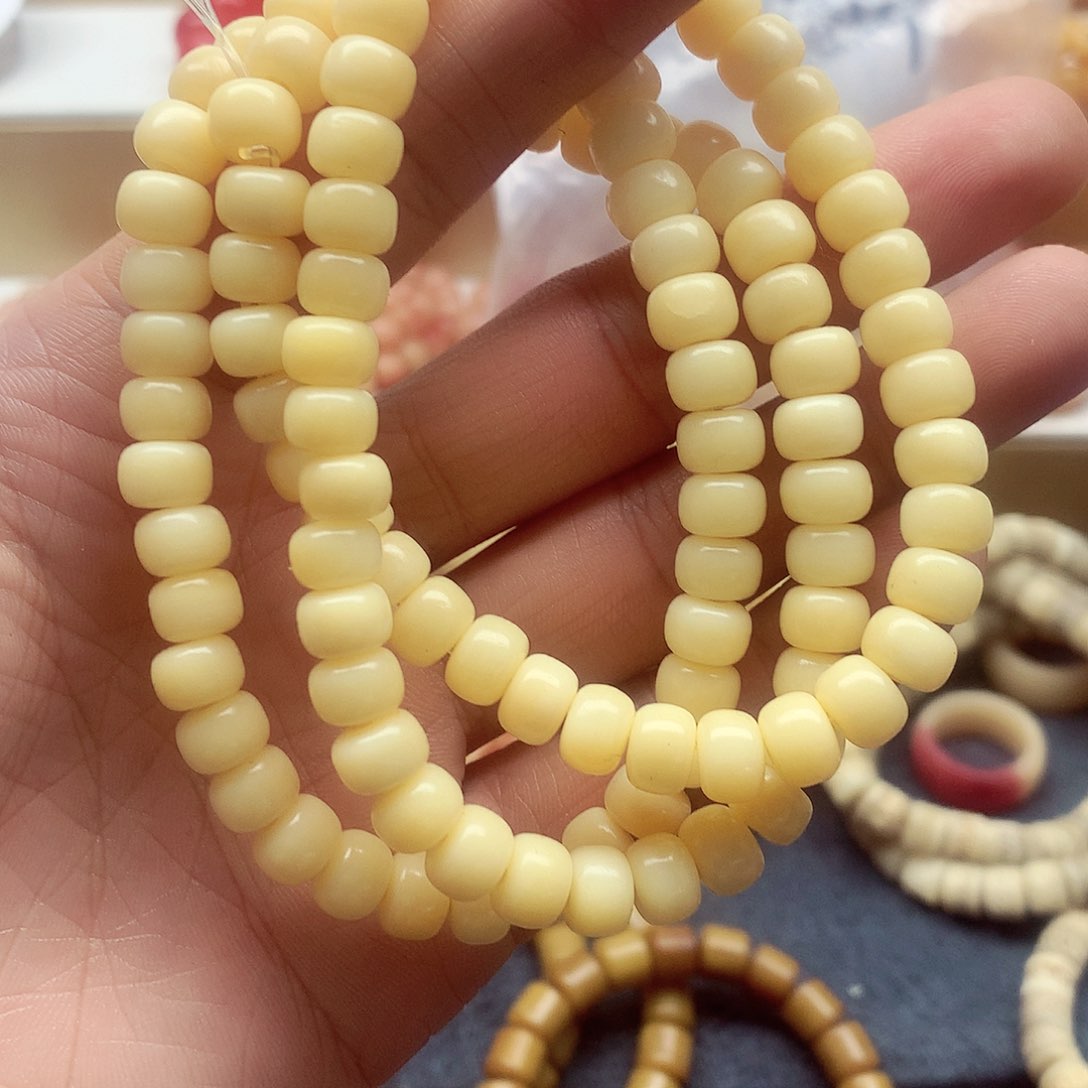 牛骨手串/手链0.8陈化牛骨108