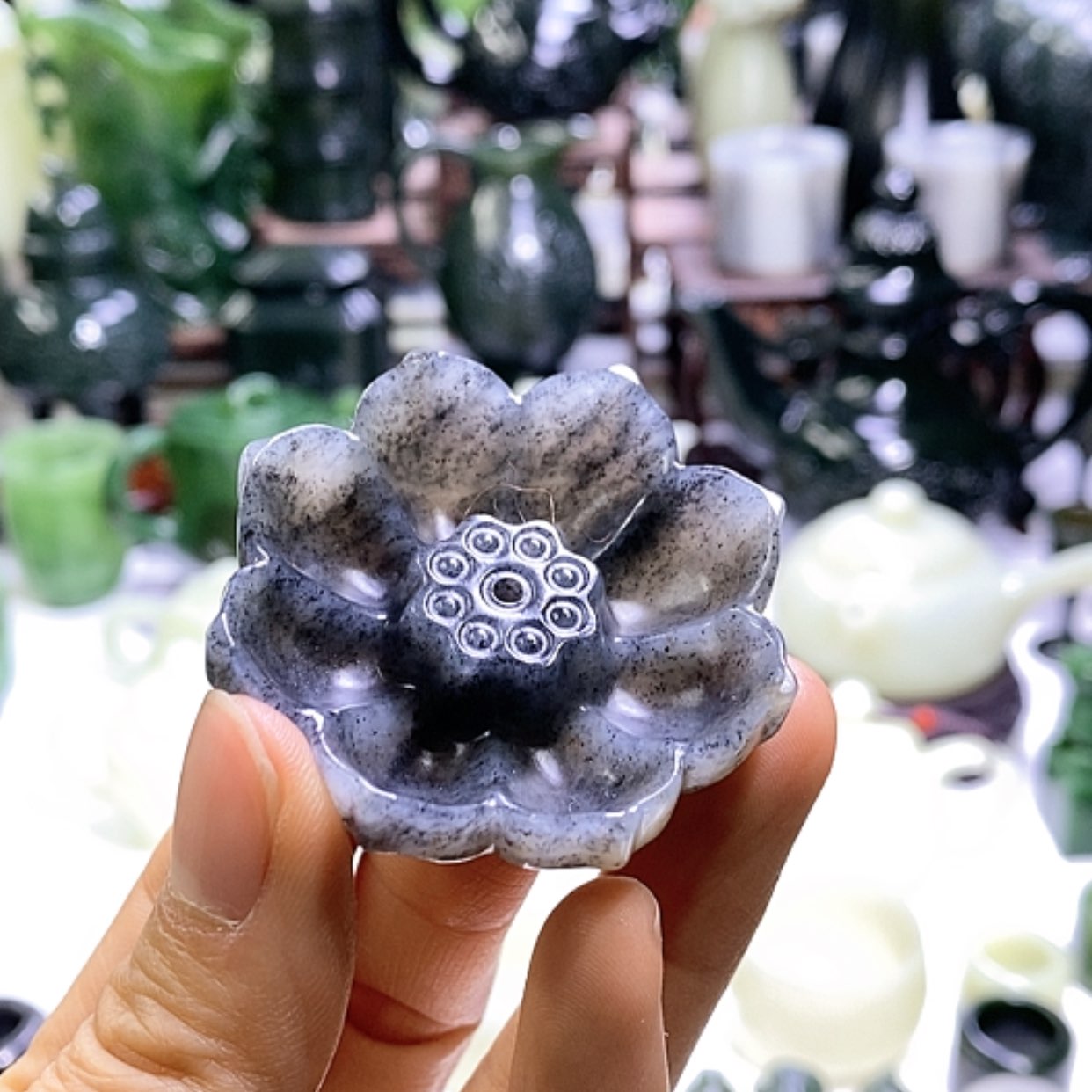 【闪购商品】和田玉摆件未镶嵌香插