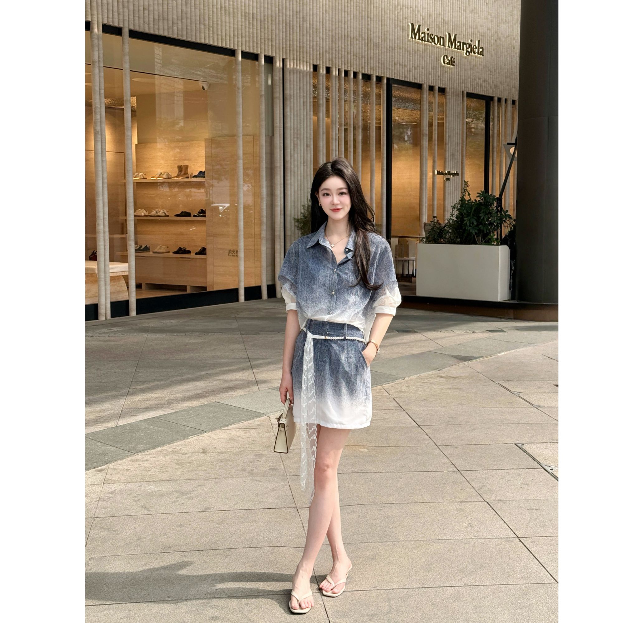 【亦瑶定制】秘语/连衣裙 夏季新款高端时尚显瘦连衣裙5XLDD9619