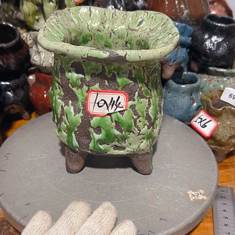 粗陶花盆手工花盆制作