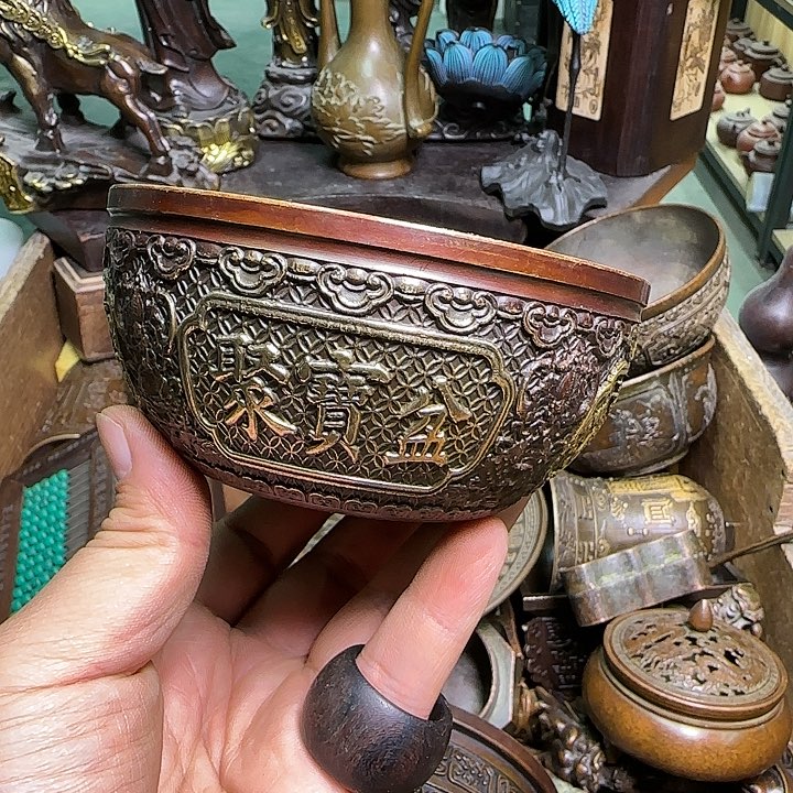 铜器办公室茶室摆件