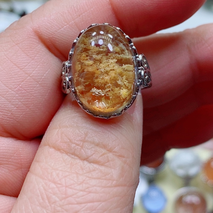 水晶戒指未镶嵌水晶