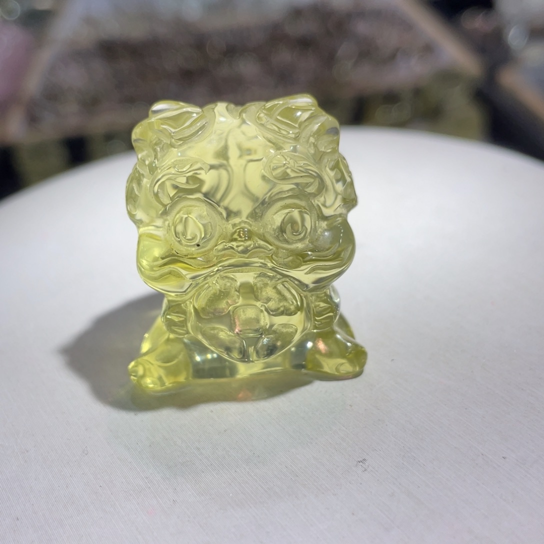 水晶摆件吞金兽未镶嵌