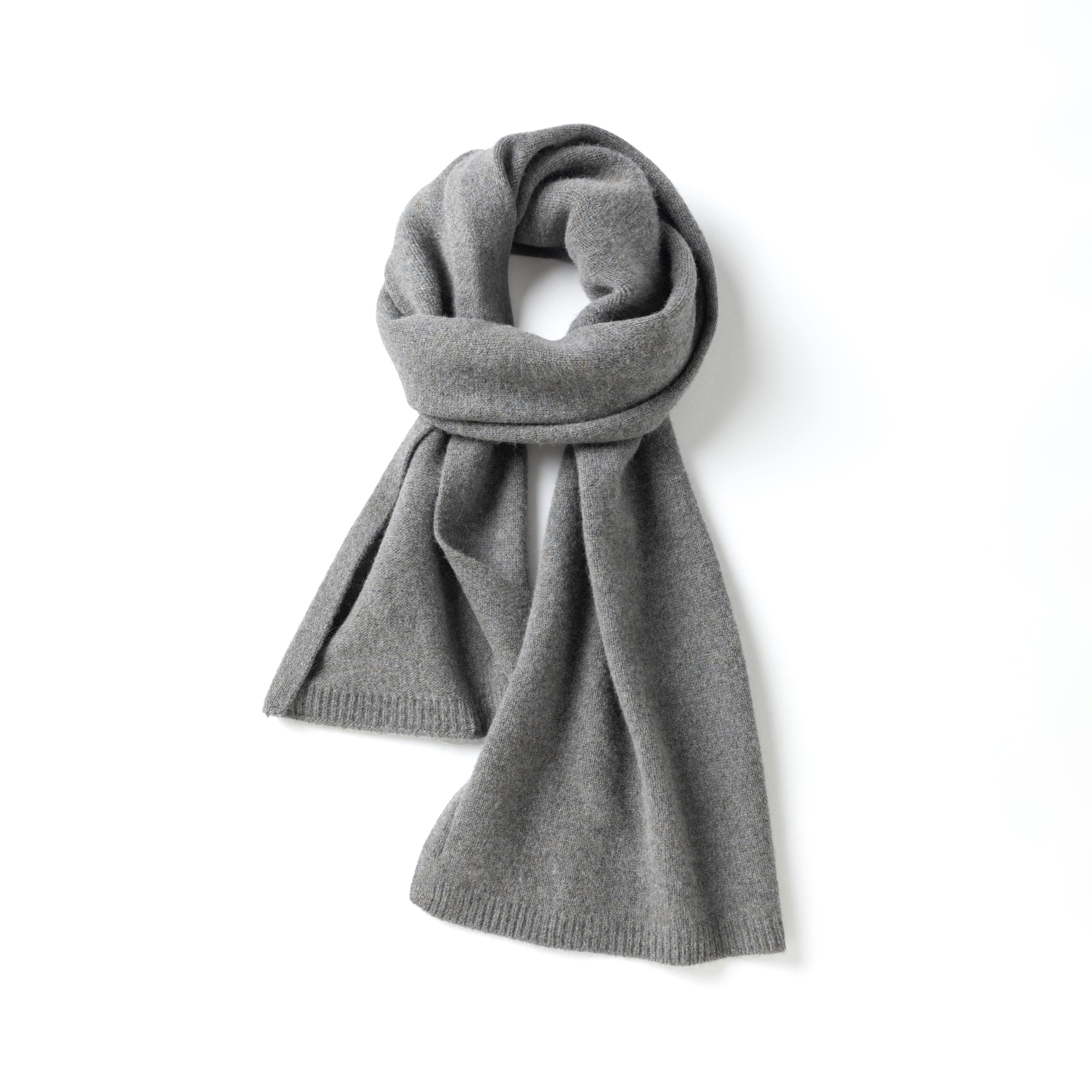 【山羊绒+桑蚕丝+兔绒+100支小羊羔毛】秋冬季女保暖丝羊绒围巾长款