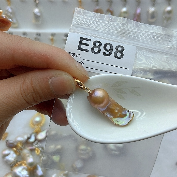 淡水珍珠颈饰银S925镶嵌