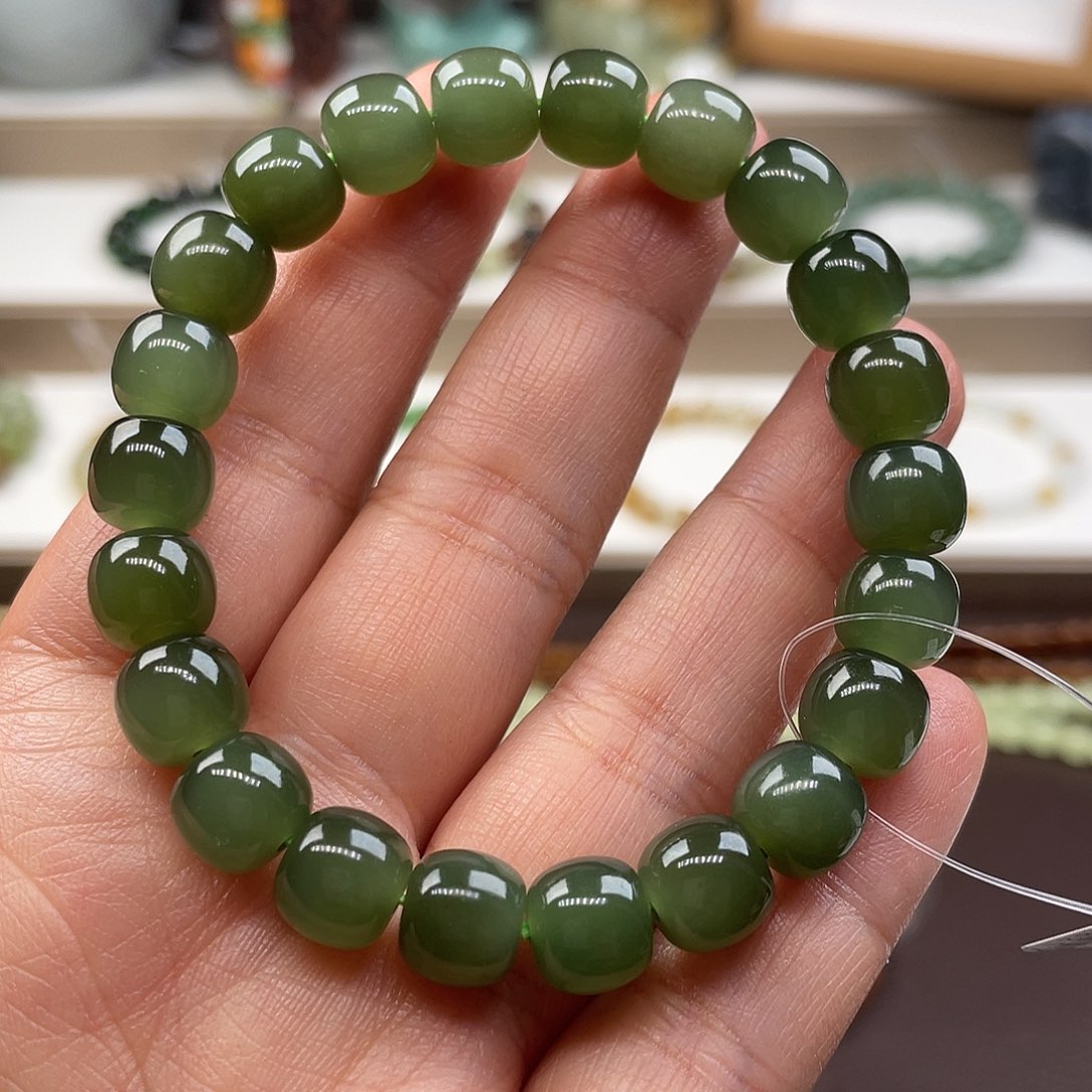 和田玉手串未镶嵌