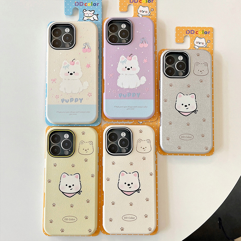 脚印狗狗皮纹新款适用苹果16promax手机壳iPhone15/14/17保护套13