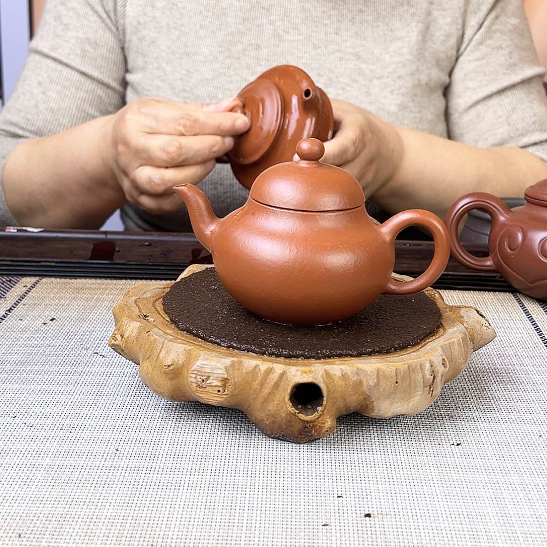 紫砂茶壶s***花宜兴紫砂