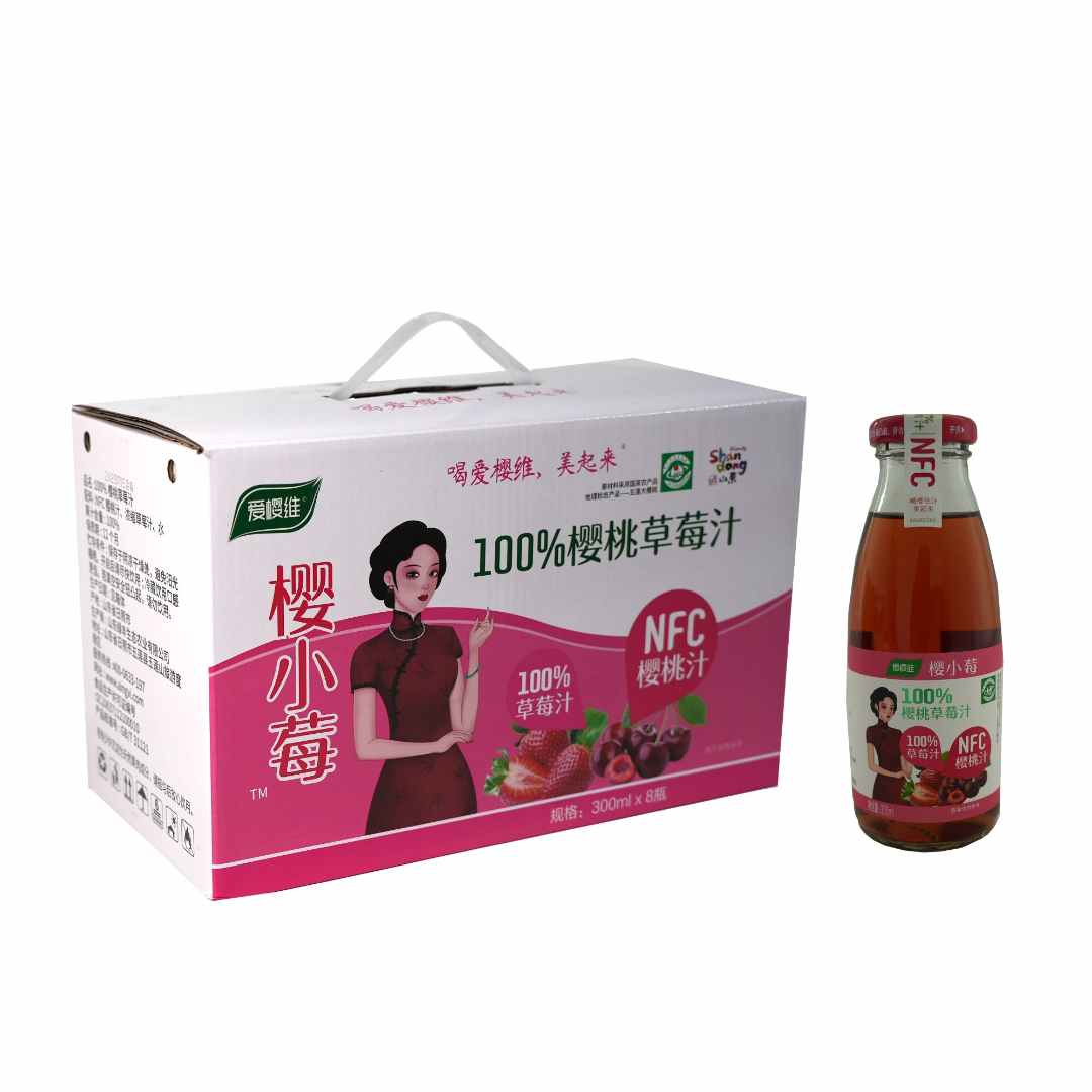 爱樱维樱桃草莓混合汁