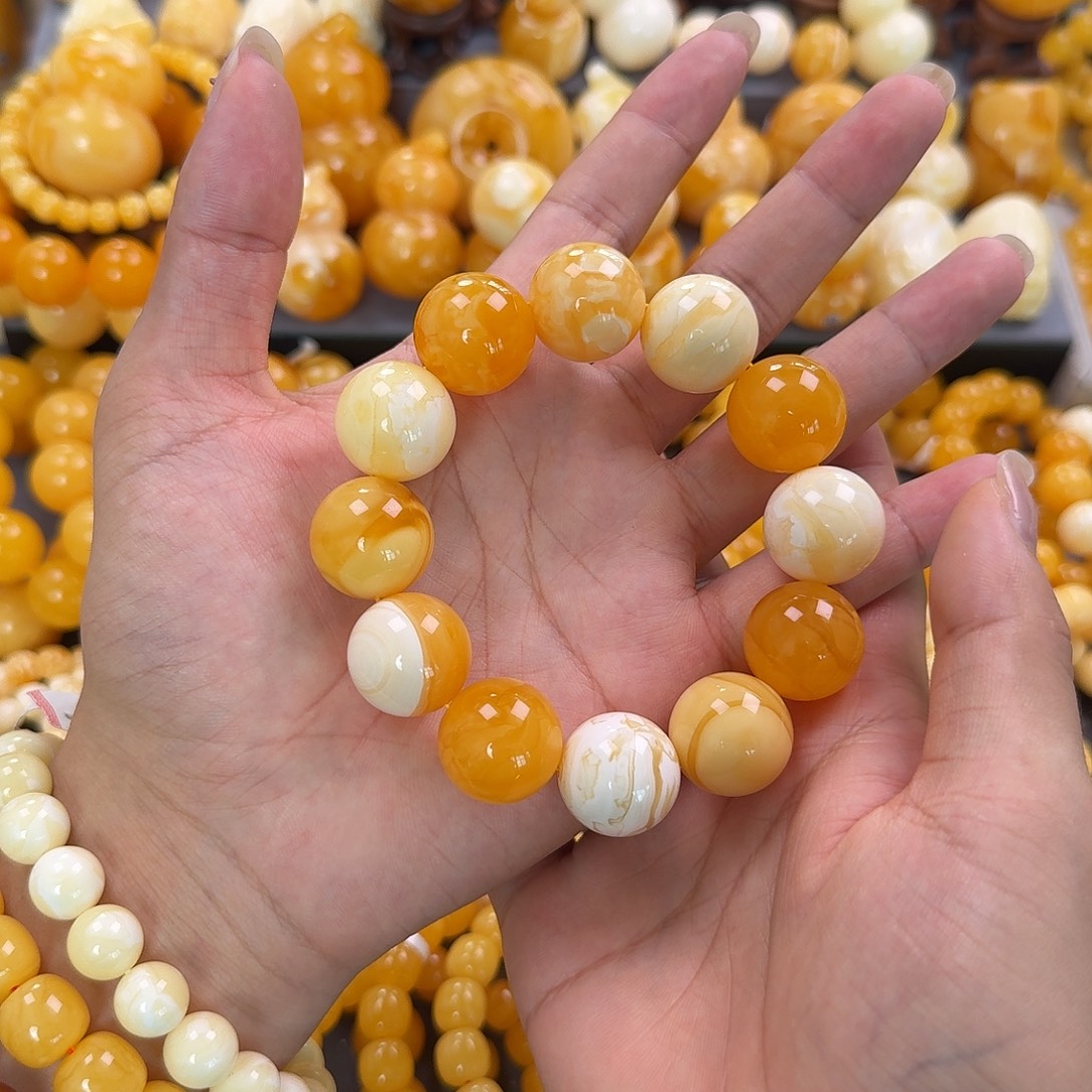 蜜蜡未镶嵌珠宝奇石20mm